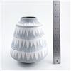Image 10 : TRIANGLE PATTERN CERAMIC ART POTTERY FLOWER VASE