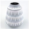 Image 1 : TRIANGLE PATTERN CERAMIC ART POTTERY FLOWER VASE