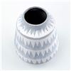 Image 6 : TRIANGLE PATTERN CERAMIC ART POTTERY FLOWER VASE