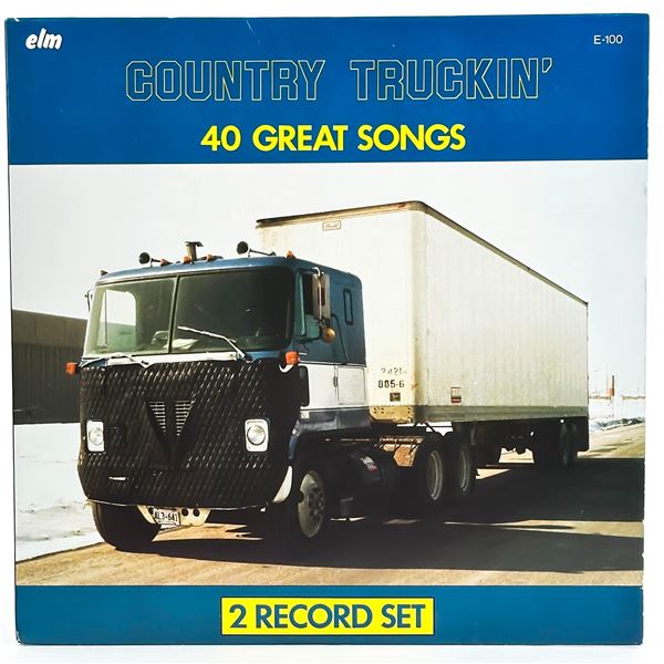 COUNTRY TRUCKIN’ 40 GREAT SONGS - 2X VINYL RECORD