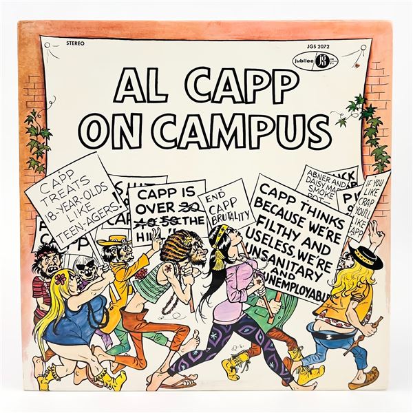 AL CAPP - ON CAMPUS - VINYL LP RECORD ALBUM