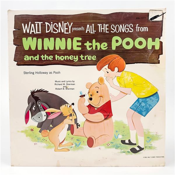 SEALED VINYL SONGS FROM WINNIE THE POOH RECORD