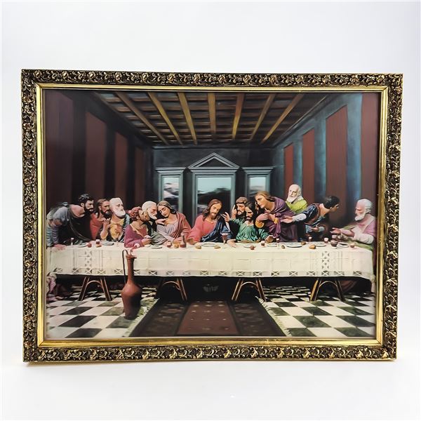 LENTICULAR JESUS CHRIST - LAST SUPPER WALL PICTURE