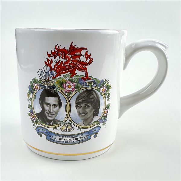 PRINCE CHARLES & LADY DIANA POOLE COFFEE MUG