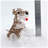 Image 10 : HAND MADE KITSCH BEADED PUPPY DOG SCULPTURE