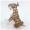 Image 3 : HAND MADE KITSCH BEADED PUPPY DOG SCULPTURE