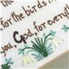 Image 5 : VTG NEEDLEPOINT EMBROIDERY SAMPLER PRAYER VERSE