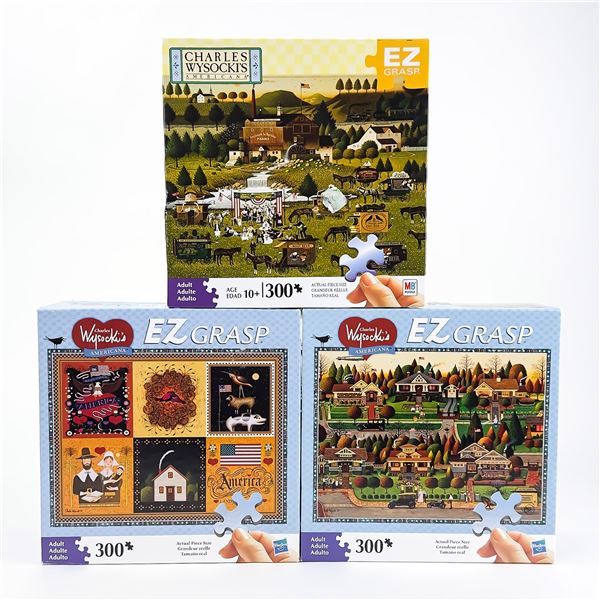 CHARLES WYSOCKI 1000 PC AMERICANA JIGSAW PUZZLES