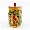 Image 5 : RUSSIAN KHOKHLOMA WOODEN FOLK ART CANISTER