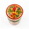 Image 6 : RUSSIAN KHOKHLOMA WOODEN FOLK ART CANISTER