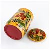 Image 7 : RUSSIAN KHOKHLOMA WOODEN FOLK ART CANISTER