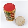 Image 9 : RUSSIAN KHOKHLOMA WOODEN FOLK ART CANISTER