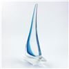 Image 2 : HAND BLOWN ART GLASS SAILBOAT BOAT SCULPTURE