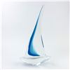 Image 5 : HAND BLOWN ART GLASS SAILBOAT BOAT SCULPTURE