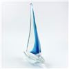 Image 6 : HAND BLOWN ART GLASS SAILBOAT BOAT SCULPTURE