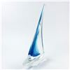 Image 8 : HAND BLOWN ART GLASS SAILBOAT BOAT SCULPTURE
