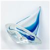 Image 9 : HAND BLOWN ART GLASS SAILBOAT BOAT SCULPTURE