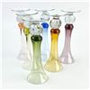 Image 6 : VTG BOHO-CHIC STYLE MULTI-COLOUR CORDIAL GLASSES