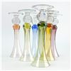 Image 7 : VTG BOHO-CHIC STYLE MULTI-COLOUR CORDIAL GLASSES