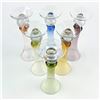Image 8 : VTG BOHO-CHIC STYLE MULTI-COLOUR CORDIAL GLASSES
