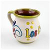 Image 1 : MEXICAN CLAY ART POTTERY COFFEE MUG - TALAVERA