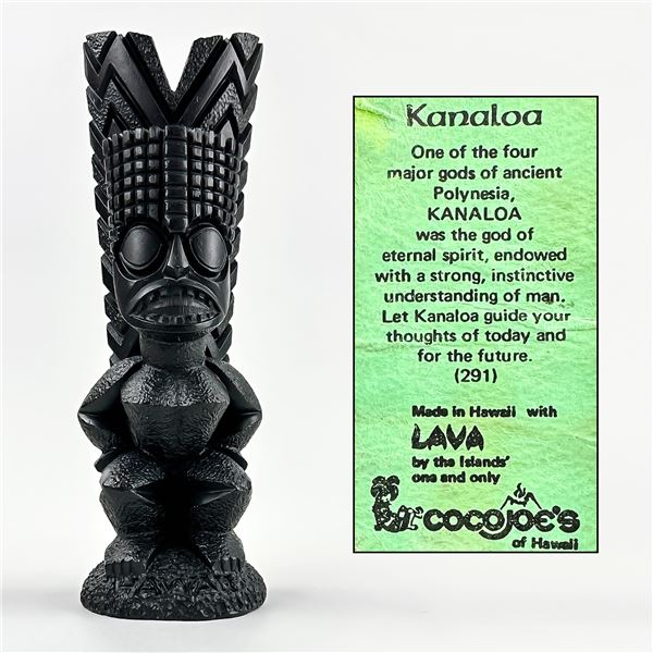 POLYNESIAN GOD KANALOA - COCO JOES HAWAII LAVA