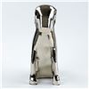 Image 2 : SILVER TONE METAL CHROME DOG SCULPTURE FIGURINE