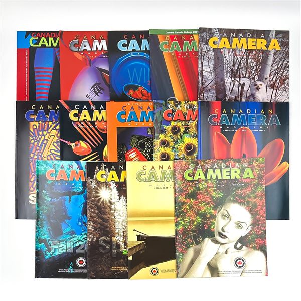 14 CANADIAN CAMERA MAGAZINE LOT - PHOTGRAPHY