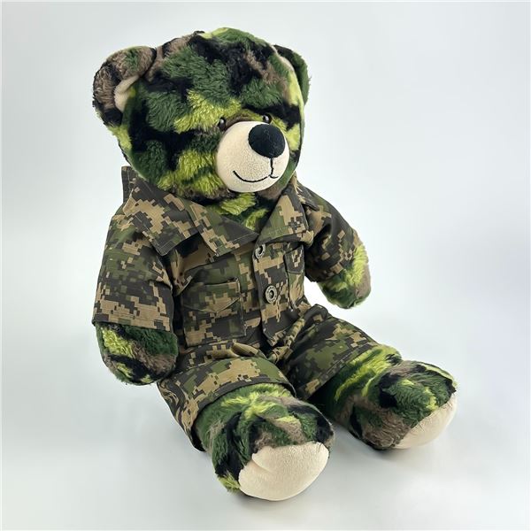 BUILD-A-BEAR WORKSHOP MILITARY PLUSH TEDDY BEAR