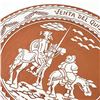 Image 2 : HAND CRAFTED DON QUIXOTE & SANCHO PANZA PLATE