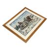 Image 3 : VINTAGE NEEDLEPOINT CROSS STITCH - SLEIGH & HORSES