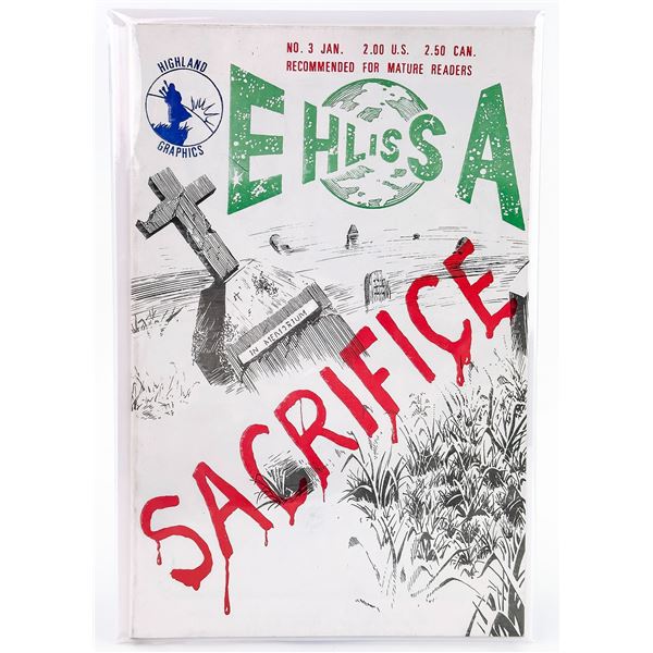 EHLISSA #3 COMIC - SACRIFICE - HIGHLAND GRAPHICS
