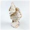Image 3 : VINTAGE KITSCHY FOLK ART SEA SHELL OWL SCULPTURE