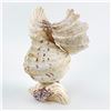 Image 6 : VINTAGE KITSCHY FOLK ART SEA SHELL OWL SCULPTURE