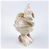 Image 7 : VINTAGE KITSCHY FOLK ART SEA SHELL OWL SCULPTURE