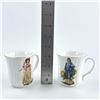 Image 13 : VINTAGE DUCHESS BONE CHINA BLUE BOY & PINKY CUPS