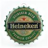 Image 1 : LARGE HEINEKEN 3D BEER BOTTLE CAP SIGN - MAN CAVE