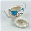 Image 11 : CRACE TEAWARE TEAPOT BIRDS PEACOCK BLUE PATTERN