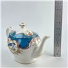 Image 15 : CRACE TEAWARE TEAPOT BIRDS PEACOCK BLUE PATTERN