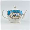 Image 9 : CRACE TEAWARE TEAPOT BIRDS PEACOCK BLUE PATTERN