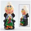 Image 1 : GRANNY KNITTING 1970’S ERA COIN MONEY PIGGY BANK