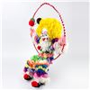 Image 2 : VINTAGE 70’S OR 80’S ERA YARN ART CLOWN SCULPTURE