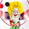 Image 4 : VINTAGE 70’S OR 80’S ERA YARN ART CLOWN SCULPTURE