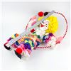 Image 8 : VINTAGE 70’S OR 80’S ERA YARN ART CLOWN SCULPTURE