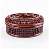 Image 3 : HAND MADE LACQUERED BEADED BAMBOO BASKET BOX