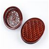 Image 8 : HAND MADE LACQUERED BEADED BAMBOO BASKET BOX