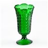 Image 6 : VINTAGE MCM E.O. BRODY EMERALD GREEN GLASS VASE