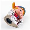 Image 10 : VTG BOY BASEBALL PLAYER MONEY COIN PIGGY BANK