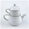 Image 3 : NOVELTY STACKING “TEA FOR MOTHER” TEAPOT & CUP