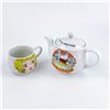 Image 6 : NOVELTY STACKING “TEA FOR MOTHER” TEAPOT & CUP